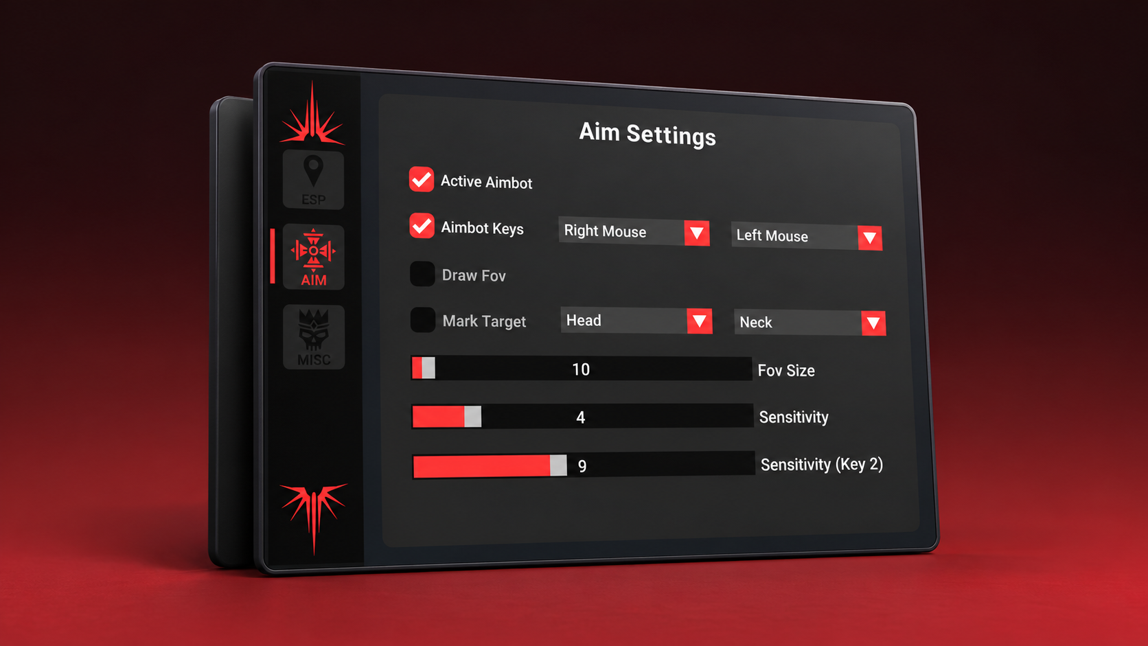 Crusader - R6 menu presentation